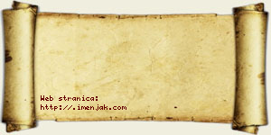 Tamara Kovandžić vizit kartica